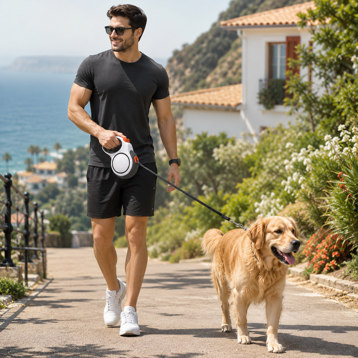 Bonny Paws™ Walking Gear – Retractable Dog